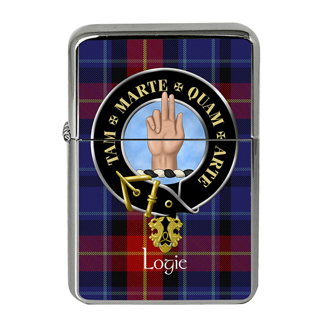 Logie Scottish Clan Crest Flip Top Lighter