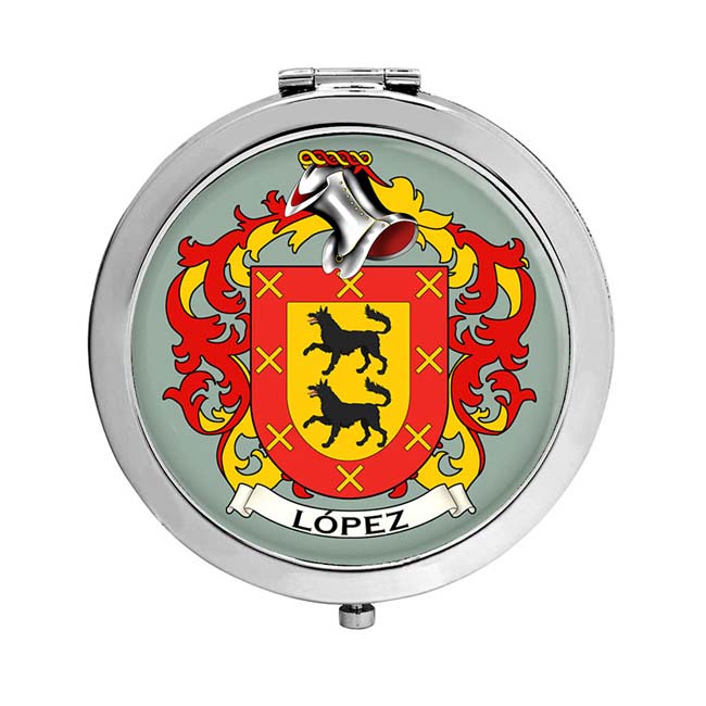 Lopez (Spain) Coat of Arms Compact Mirror