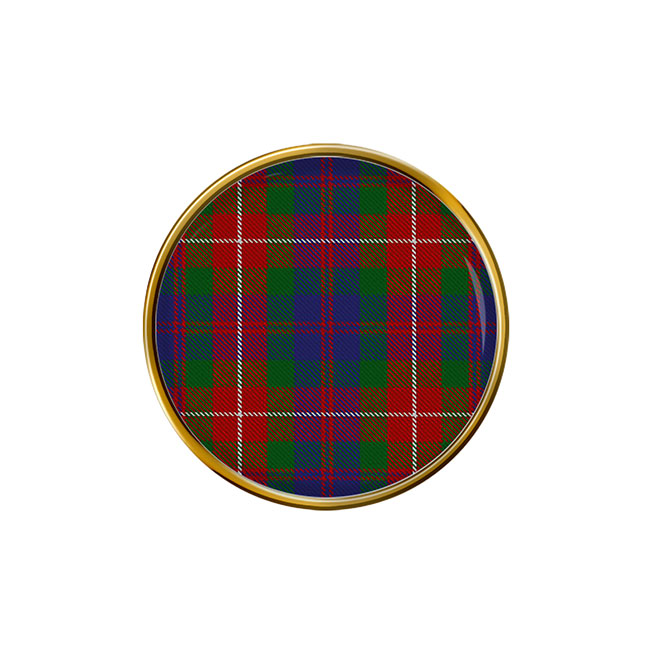 Fraser of Lovat Scottish Tartan Pin Badge