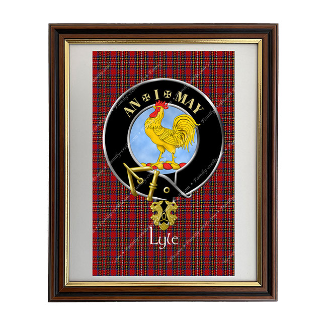 Lyle Scottish Clan Crest Framed Print