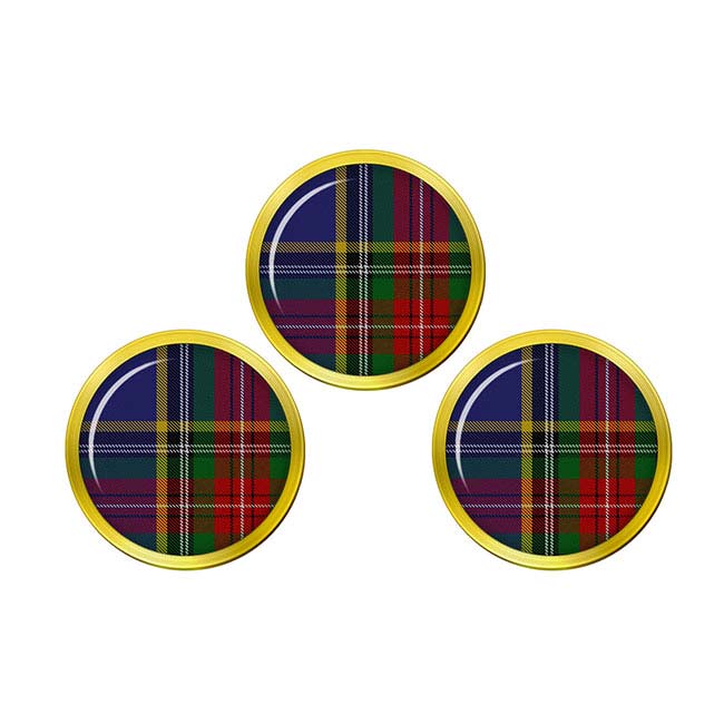 Macbeth Scottish Tartan Golf Ball Markers