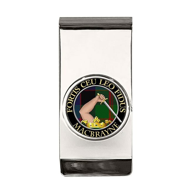 MacBrayne Scottish Clan Crest Money Clip