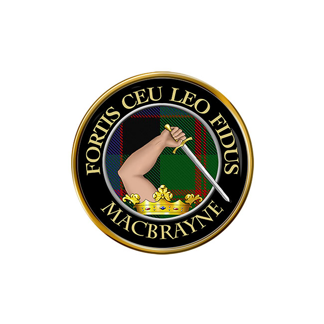 MacBrayne Scottish Clan Crest Pin Badge