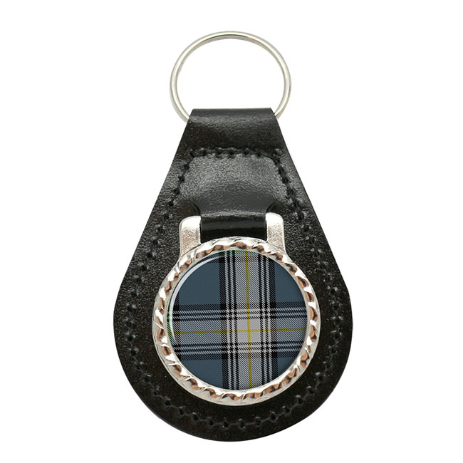 Macdowall Scottish Tartan Leather Key Fob