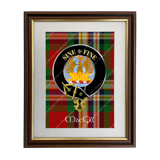 MacGill Scottish Clan Crest Framed Print