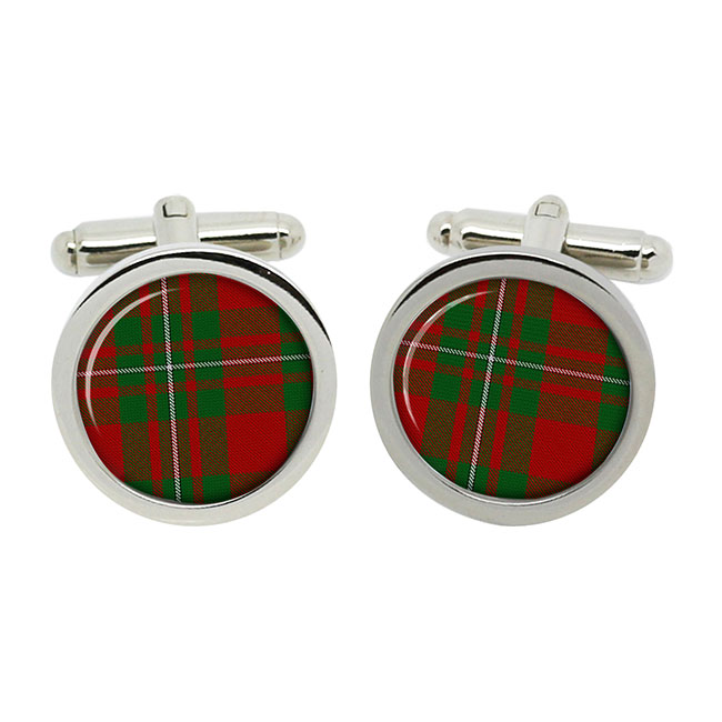 Macgregor Scottish Tartan Cufflinks in Box