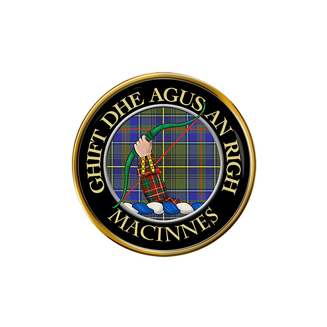 Macinnes Scottish Clan Crest Pin Badge