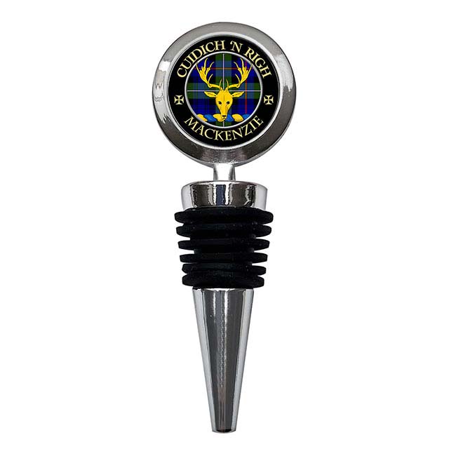 Mackenzie of Kintail Scottish Clan Crest Bottle Stopper