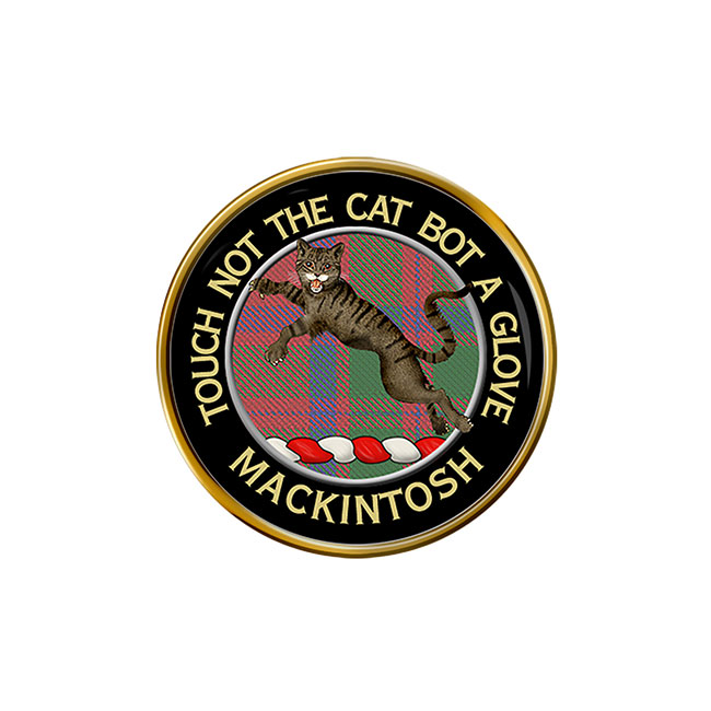 Mackintosh Scottish Clan Crest Pin Badge