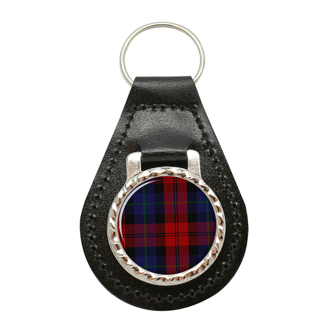 Maclachlan Scottish Tartan Leather Key Fob