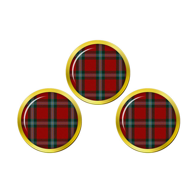 Maclaine Scottish Tartan Golf Ball Markers