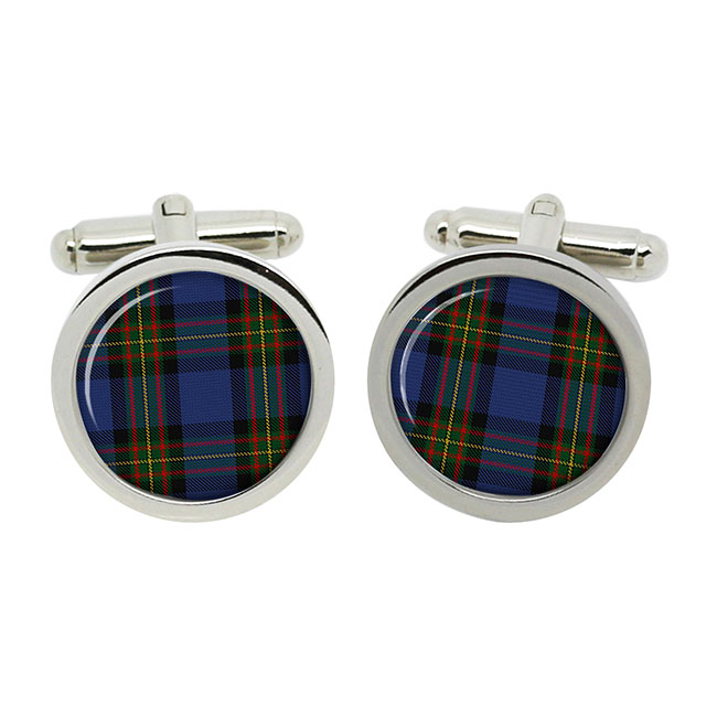 MacLaurin Scottish Tartan Cufflinks in Box