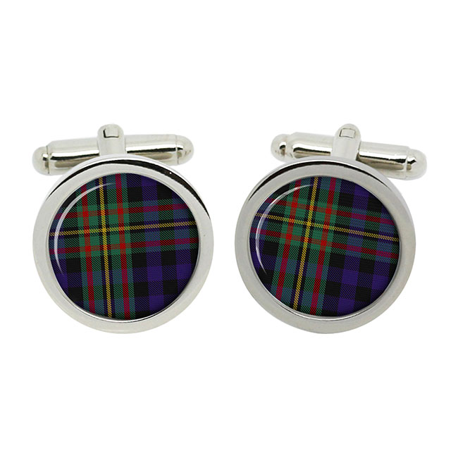 MacLellan Scottish Tartan Cufflinks in Box