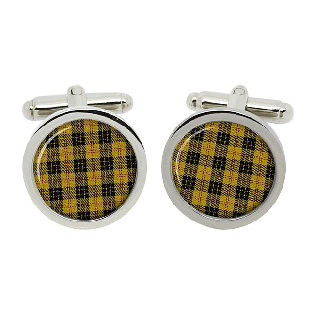 Macleod Scottish Tartan Cufflinks in Box