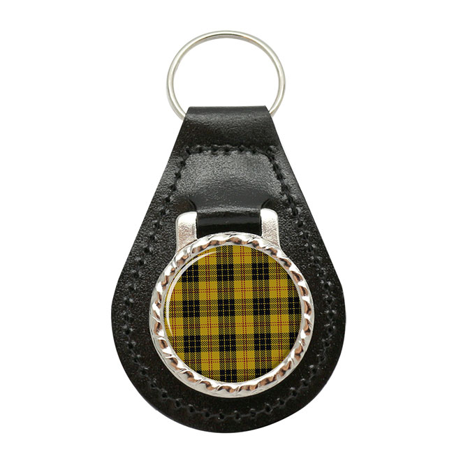 Macleod Scottish Tartan Leather Key Fob