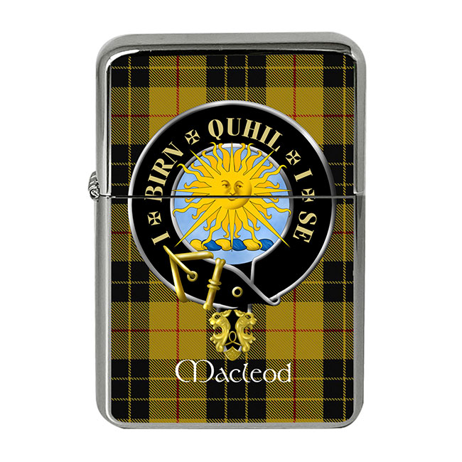 Macleod of Lewis (I Birn Quhil I Se Motto) Scottish Clan Crest Flip Top Lighter
