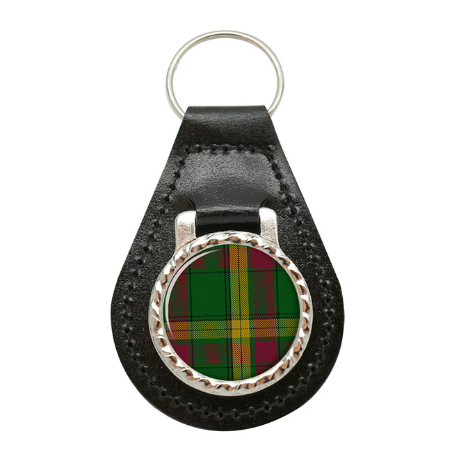 MacMillan Scottish Tartan Leather Key Fob