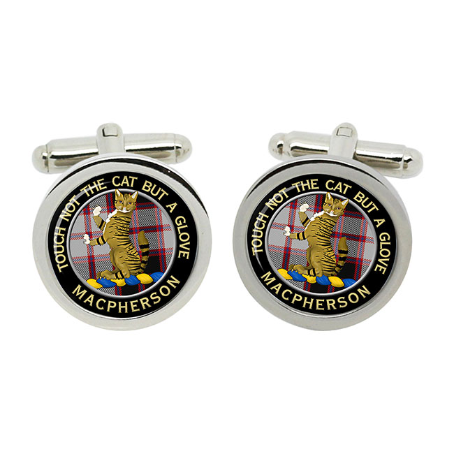 Macpherson Scottish Clan Crest Cufflinks