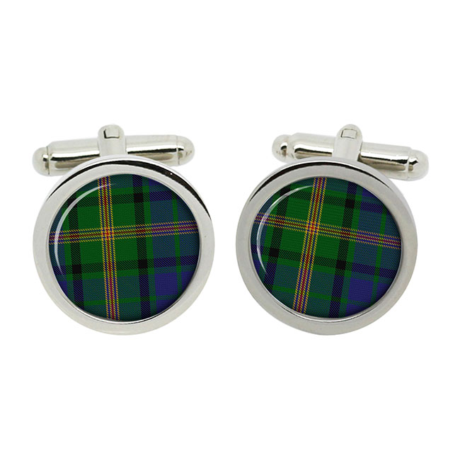 Maitland Scottish Tartan Cufflinks in Box