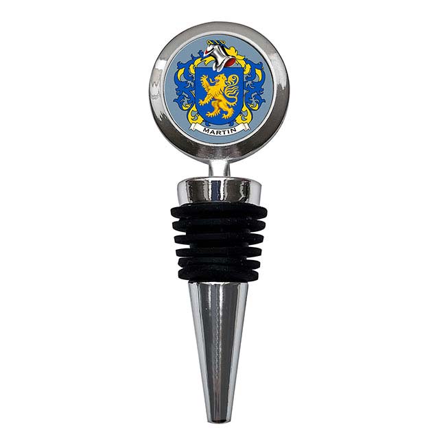 Martin (France) Coat of Arms Bottle Stopper