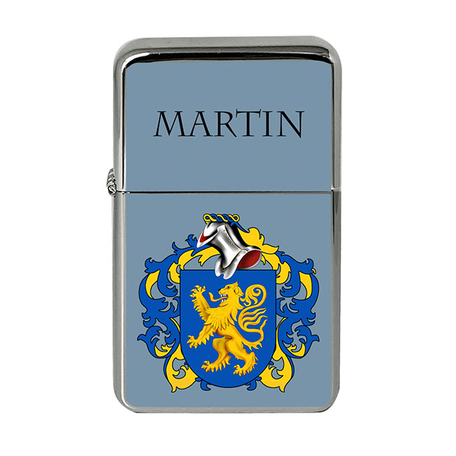 Martin (France) Coat of Arms Flip Top Lighter