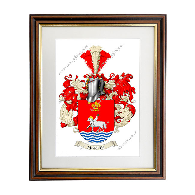 Martin (Spain) Coat of Arms Framed Print