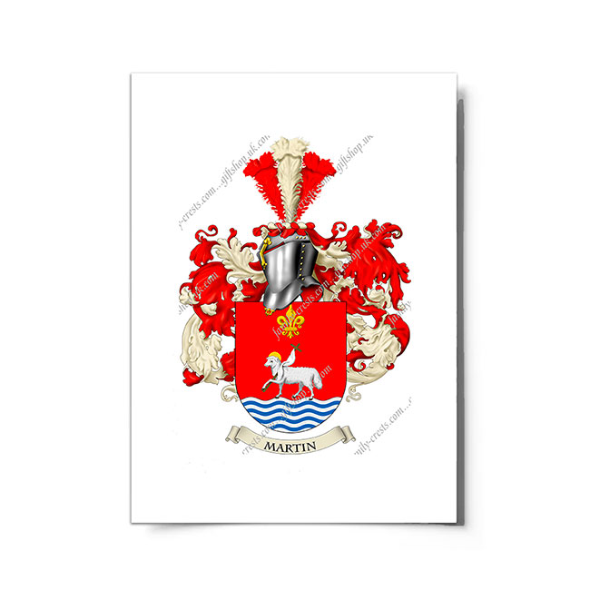 Martin (Spain) Coat of Arms Print