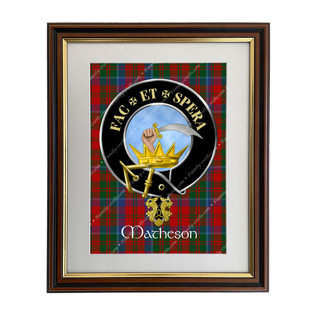 Matheson Scottish Clan Crest Framed Print