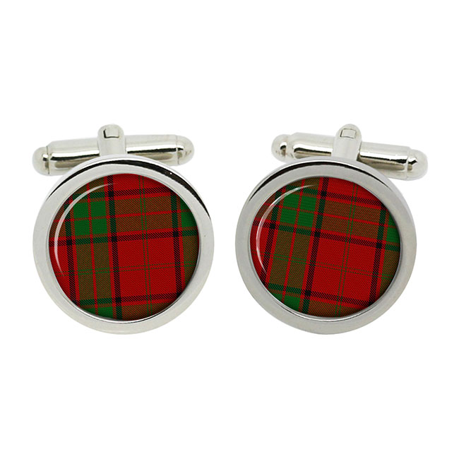 Maxwell Scottish Tartan Cufflinks in Box