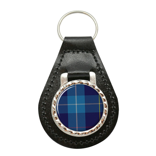 McKerrell Scottish Tartan Leather Key Fob