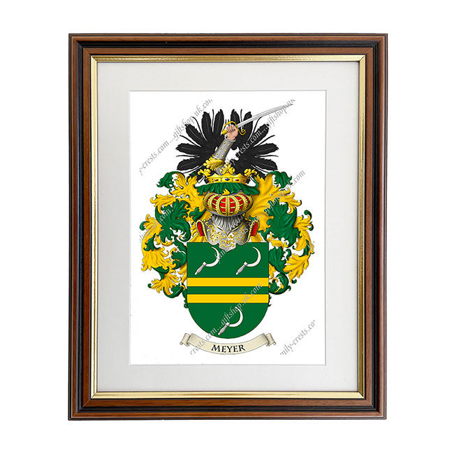 Meyer (Germany) Coat of Arms Framed Print