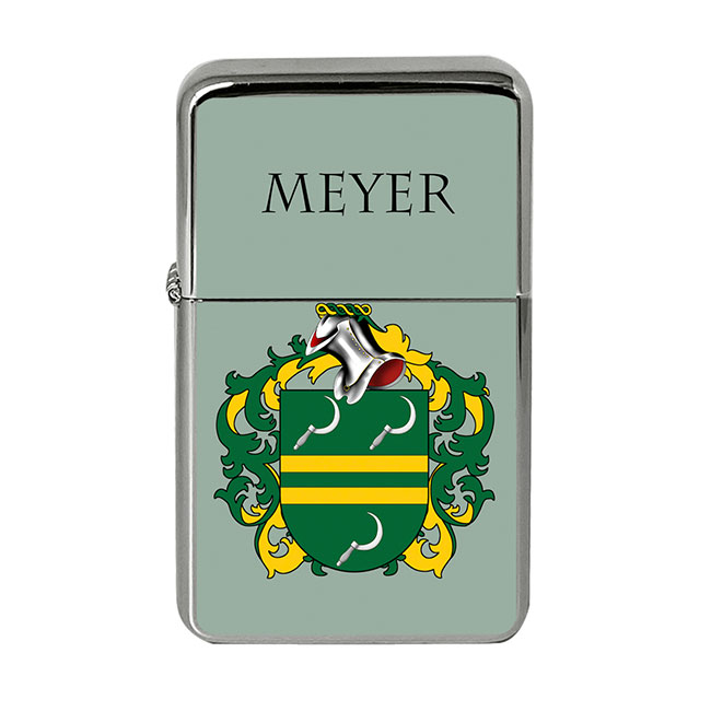 Meyer (Germany) Coat of Arms Flip Top Lighter