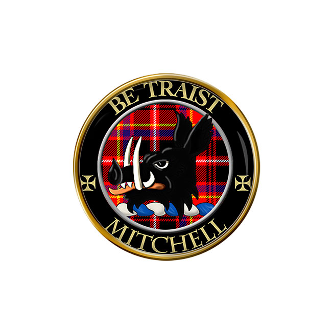 Mitchell (Innes) Scottish Clan Crest Pin Badge