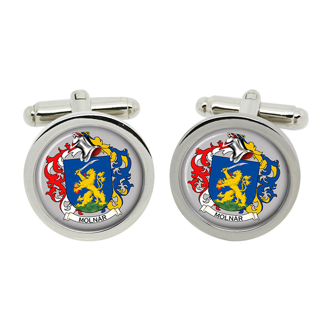 Molnár (Hungary) Coat of Arms Cufflinks