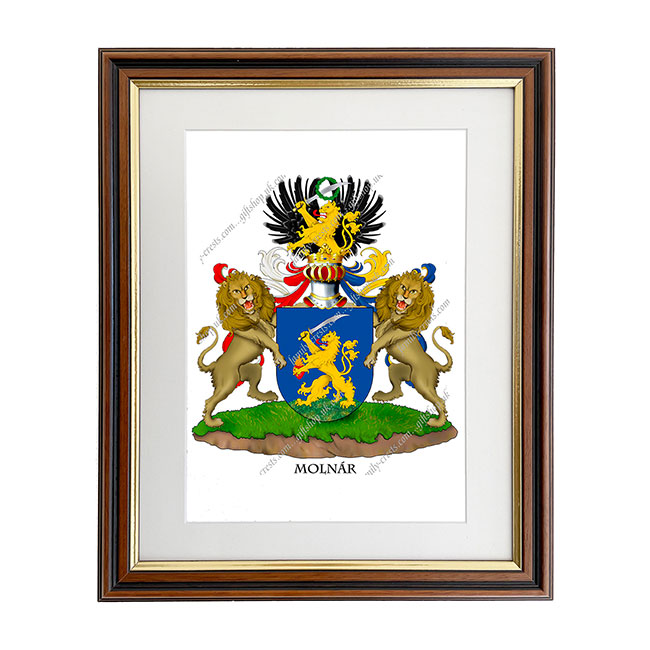 Molnár (Hungary) Coat of Arms Framed Print