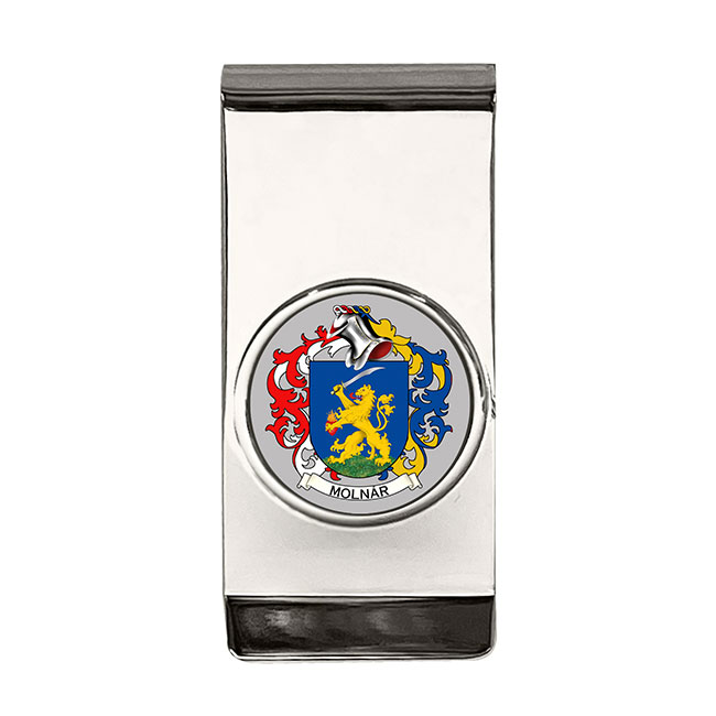 Molnár (Hungary) Coat of Arms Money Clip