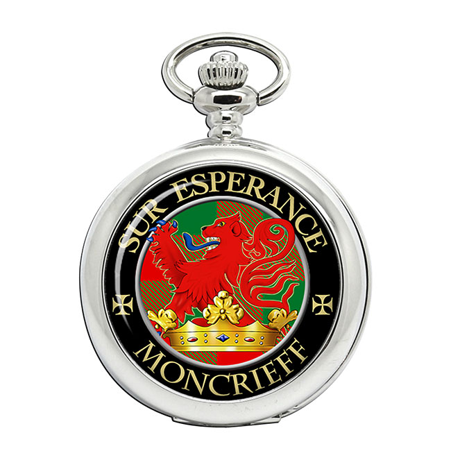 Moncrieff Scottish Clan Crest Pocket Watch