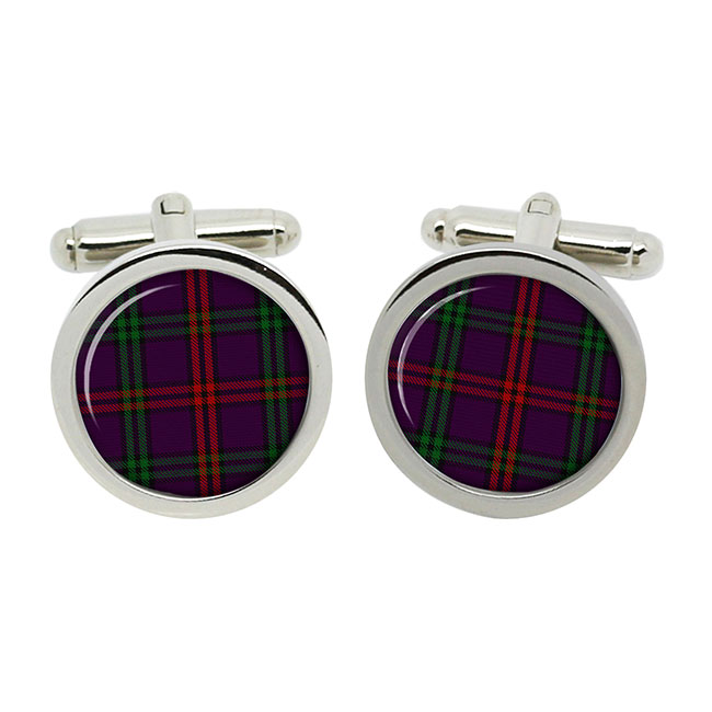 Montgomery Scottish Tartan Cufflinks in Box