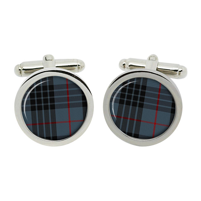 Morgan Scottish Tartan Cufflinks in Box