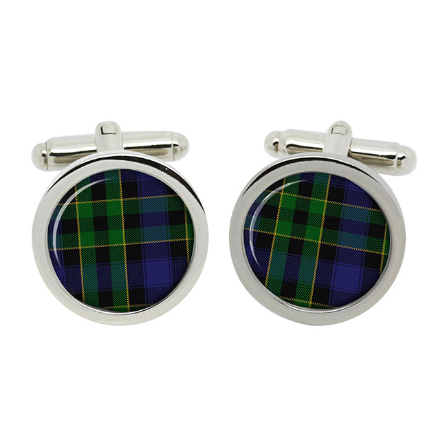 Mowat Scottish Tartan Cufflinks in Box