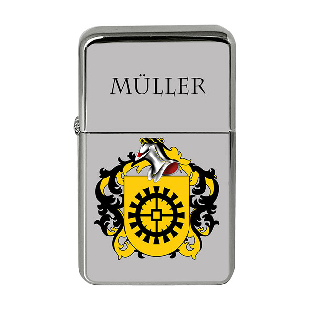 Müller (Swiss) Coat of Arms Flip Top Lighter