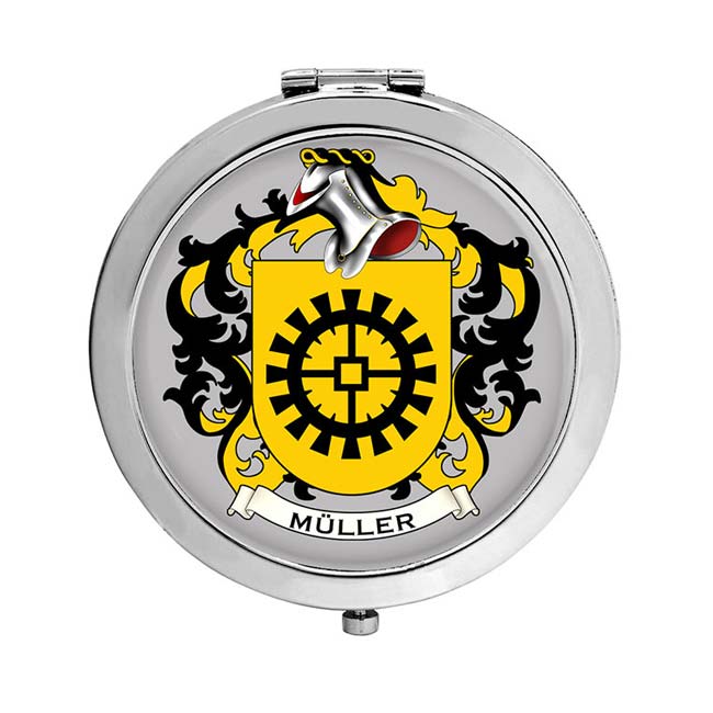 Müller (Swiss) Coat of Arms Compact Mirror