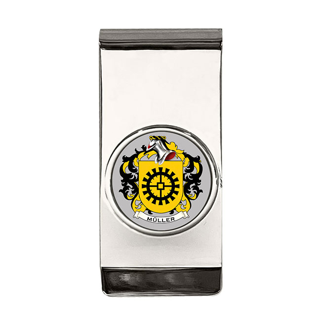 Müller (Swiss) Coat of Arms Money Clip