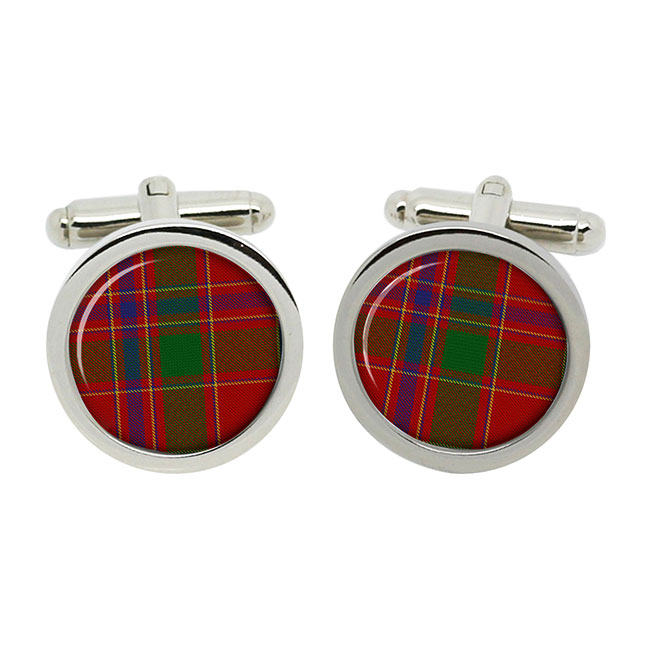 Munro Scottish Tartan Cufflinks in Box