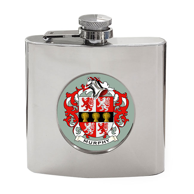 Murphy (Ireland) Coat of Arms Hip Flask