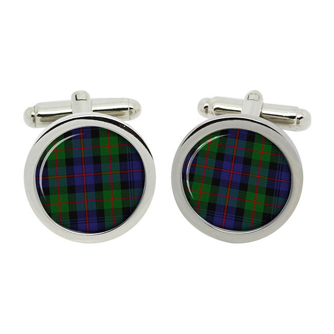 Murray Scottish Tartan Cufflinks in Box