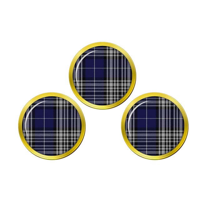 Napier Scottish Tartan Golf Ball Markers