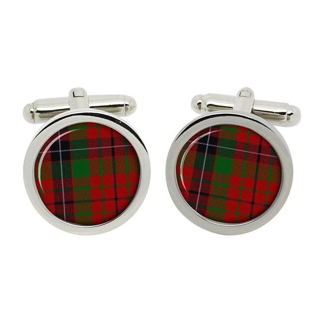 Nicolson Scottish Tartan Cufflinks in Box