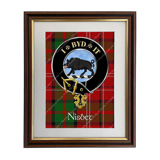 Nisbet Scottish Clan Crest Framed Print