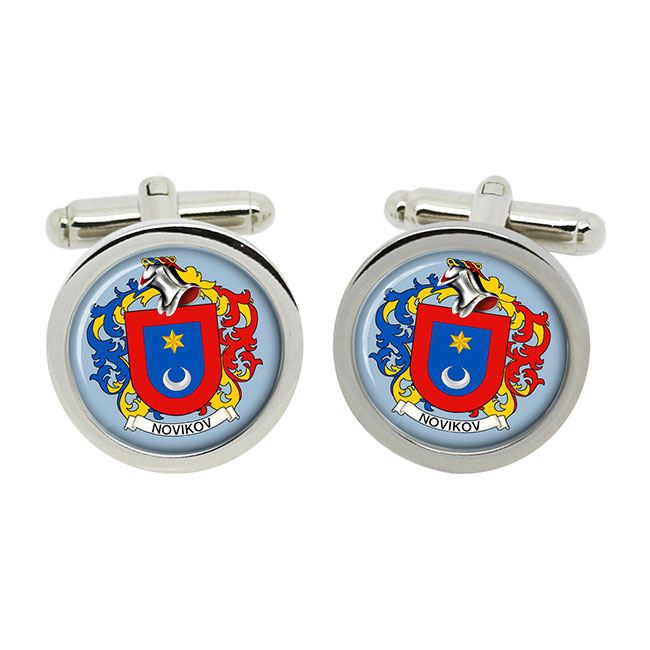 Novikov (Russia) Coat of Arms Cufflinks